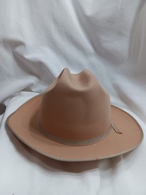 Vtg Stetson Royal Open Road 3X Beaver Western Hat Tan 7 1960s | eBay