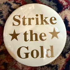 1991 KENTUCKY DERBY PIN-STRIKE THE GOLD-GALE BROPHY, PALM BEACH MEMBERS ONLY