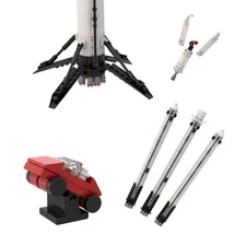 Hot Sale Partially Reusable Super Heavy-lift Launch Vehicle 664 Build Moc