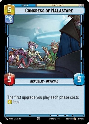 3X-Congress of Malastare-SWU06-Secrets of Power-Star Wars Unlimited