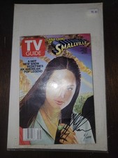 TV GUIDE  Magazine DEC, 2001 LANA LANG SMALLVILLE Autographed Alex Ross Signed 