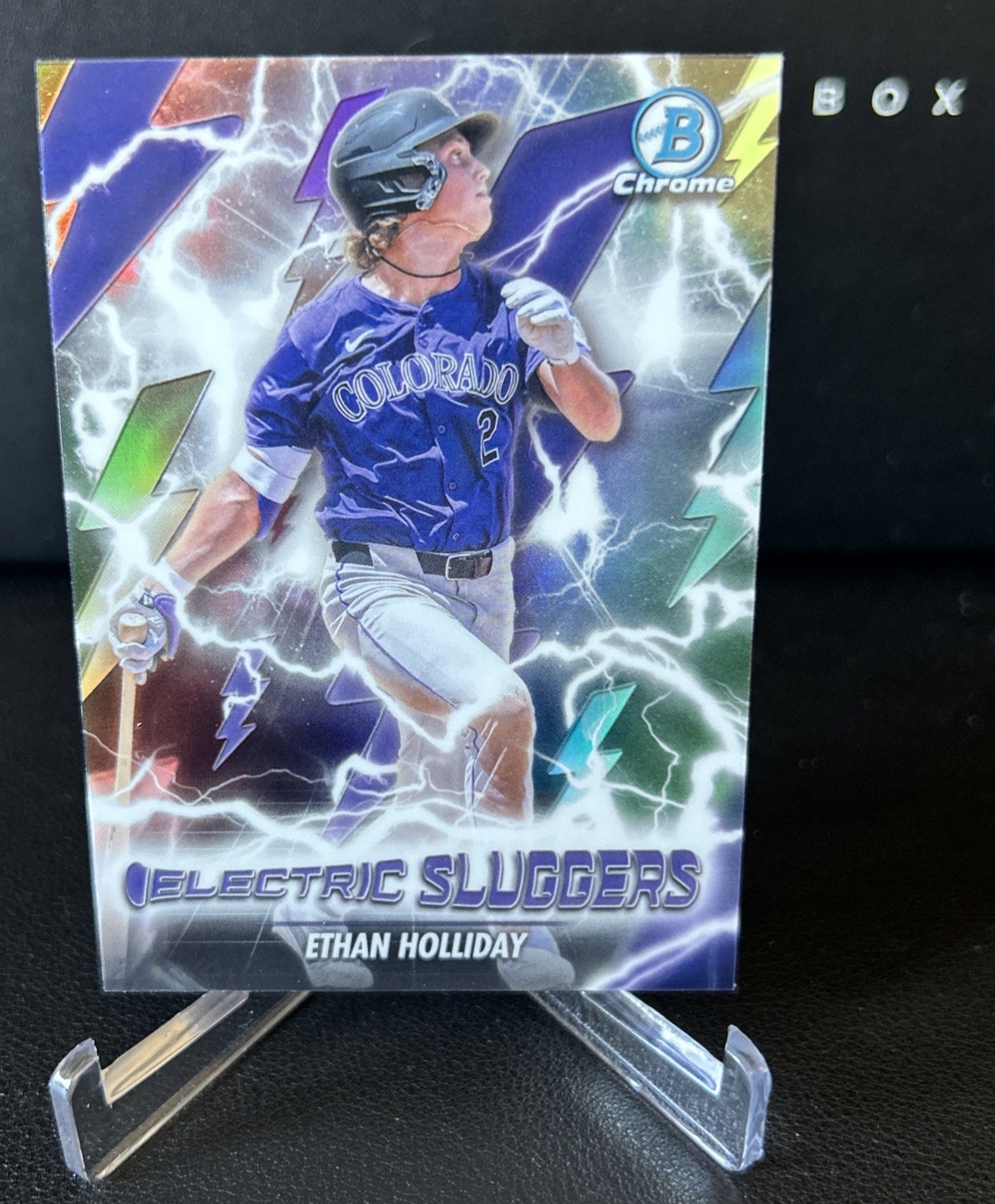 2026 Bowman Chrome 8 Cards Lot- Ethan Holiday Rockies, 1st Bowman Fuchsia /299 view 5