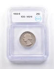 1932-S Washington Quarter VG10 ICG *5079