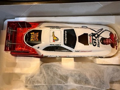 John Force Signed 1:24 Funny Car, 2005 Bill Bader Drag Racing Legend, Norwalk