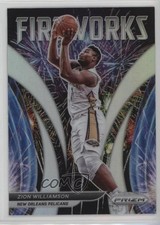 2021-22 Panini Prizm Fireworks Silver Prizm Zion Williamson #6 0x7c