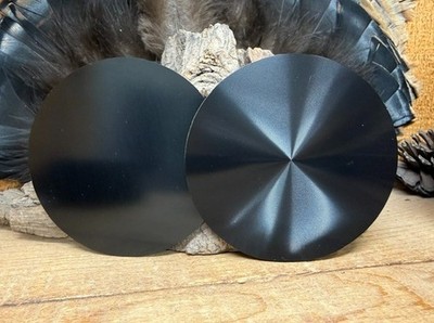 1- Pc 3.5'' CD FINISH Black Anodized Aluminum Pre-cut Disc Turkey Call Supplies
