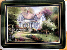 Dekoteller Thomas Kinkade's Hometown Memories mit Zertifikat, Sammlerstück