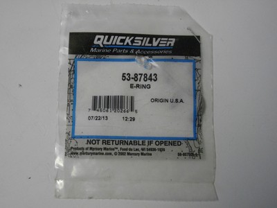 Mercury Marine Quicksilver MerCruiser 53-87843 E-Ring OEM Pack of 2 each Bravo