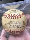 1951 Boston Red Sox Signed Worth Baseball Ted Williams Pesky Auto DiMaggio Faded