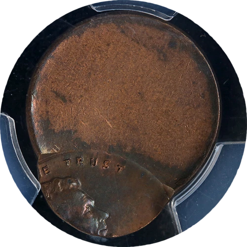 (1909-58) Mint ERROR Lincoln Cent Struck 85% Off-Center PCGS MS63 BN Nice Str...