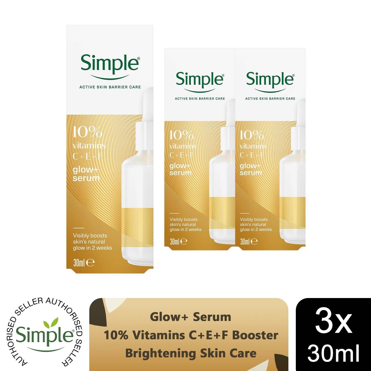 Simple White Vitamin C Serum 3X30ml Brightening Booster In | : 30Ml - Image 2