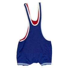 Vtg 70s 80s Mens Matman Reversible Wrestling Singlet Large USA Made