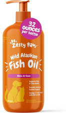 Wild Alaskan Fish Oil for Dogs  Cats - Pollock  Salmon Oil Blend - Omega 3 Fat