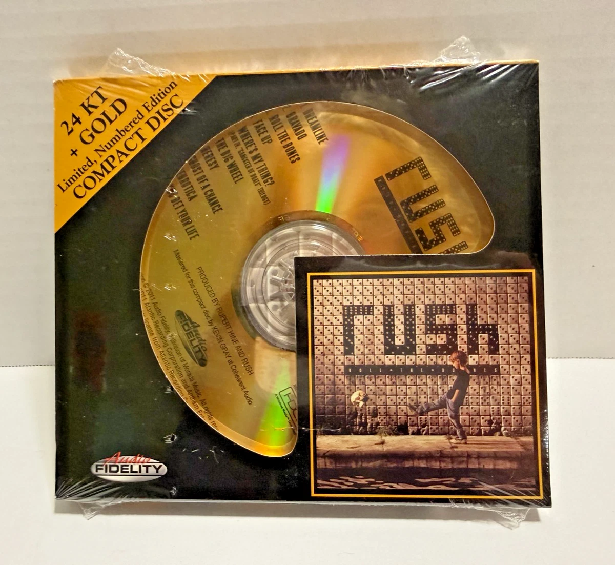 Rush Album 24k Gold Disc Music CDs for sale | eBay