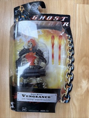 Ghost Rider Vengeance 6'' Figure Blasting Projectile Launcher Marvel Hasbro 2007