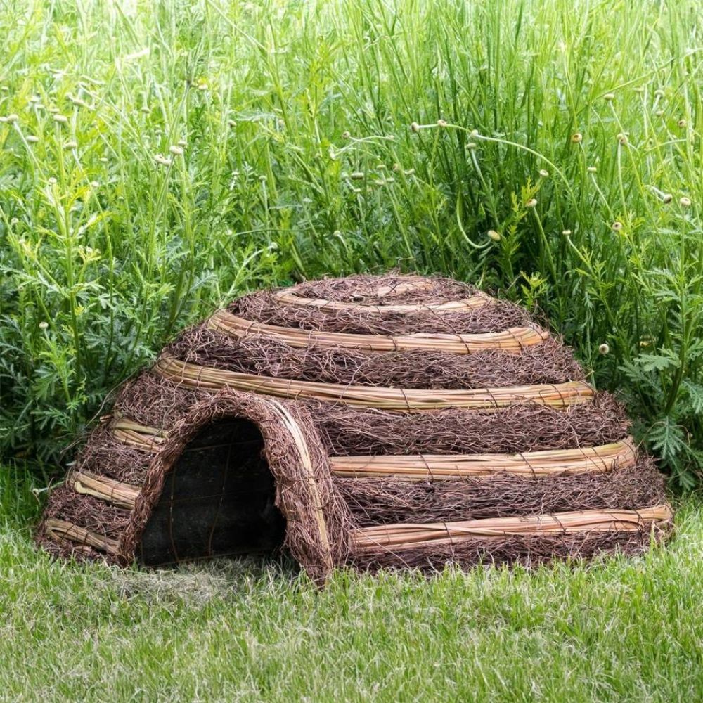 Gîte hérisson igloo anti-chat pour protéger les animaux des prédateurs - 3