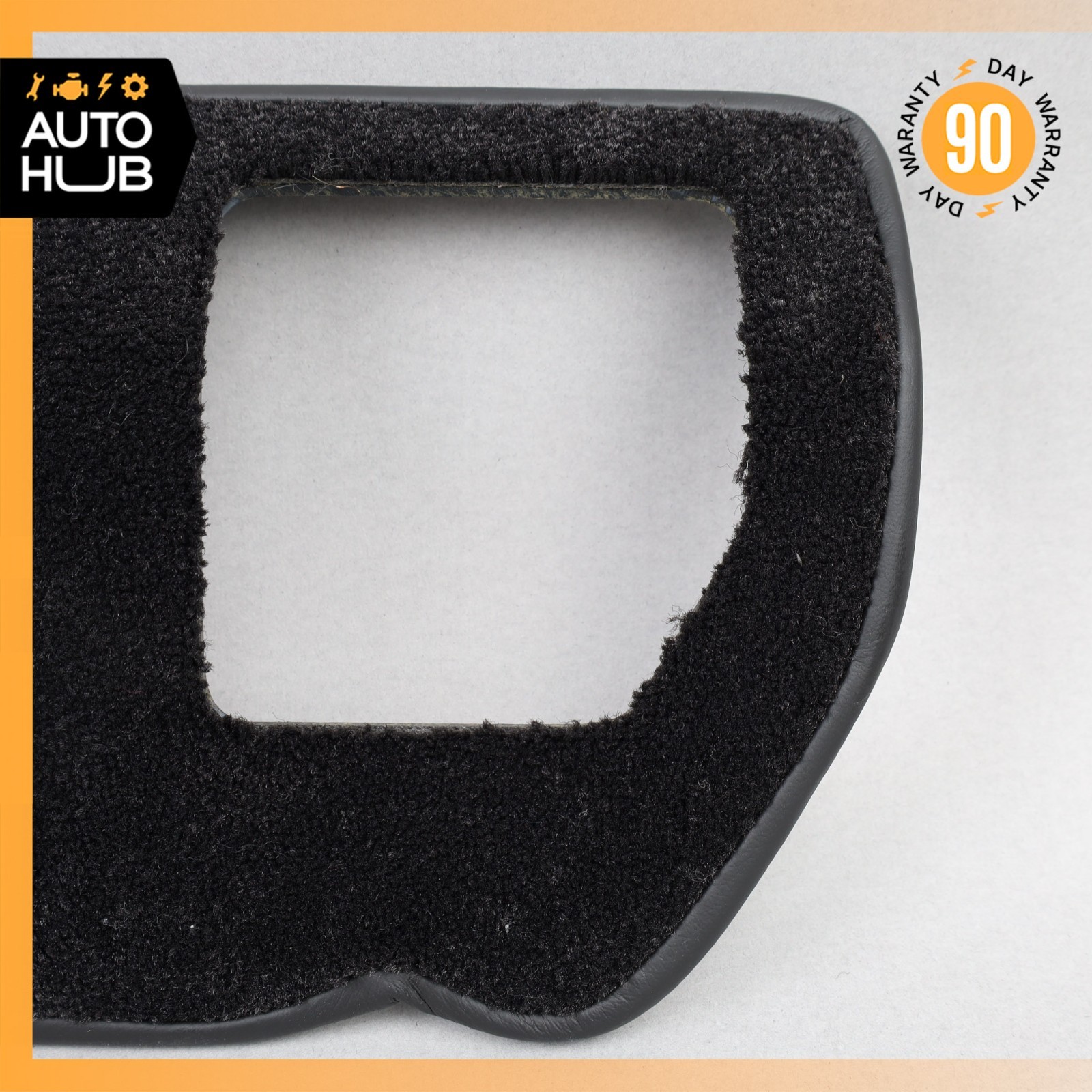 12-16 Aston Martin DB9 Virage Rear Left Side Floor Carpet Panel Black OEM 22k