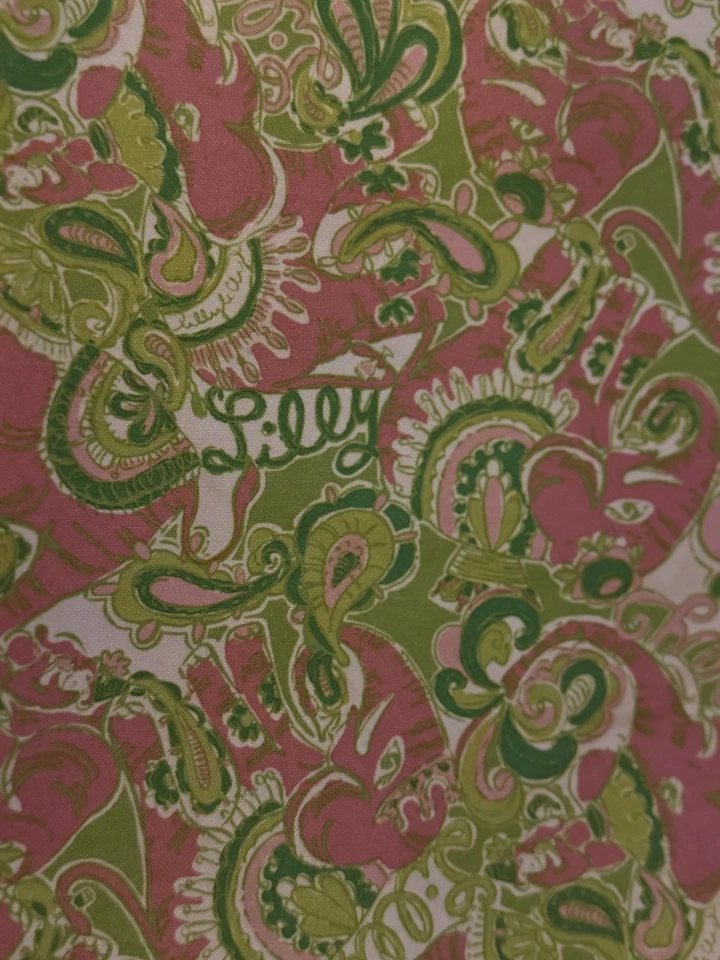 LILLY PULITZER iPad Tablet Sleeve Case Zip Pink Green Floral Neoprene 8x10 - Image 2 of 4