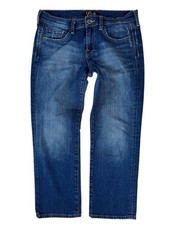 Lucky Brand Dark Wash Mid-Rise Straight Leg Cropped Denim Jeans Women's Size 6