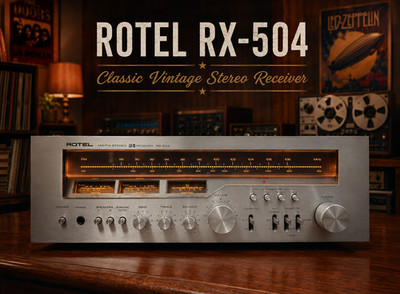 ROTEL RX-504  RaRe  Classic Vintage Stereo Receiver