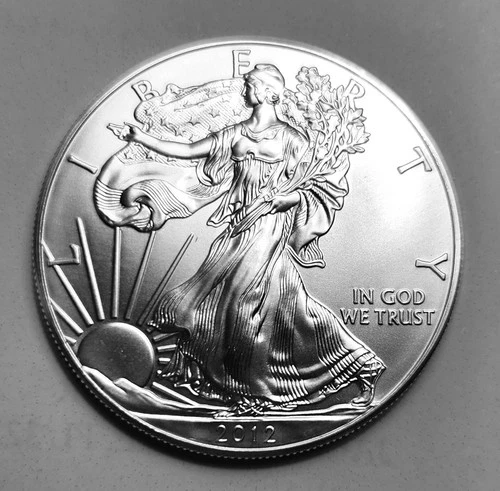 A Roll of 20 - 2012 $1 American Silver Eagle 1 oz BU