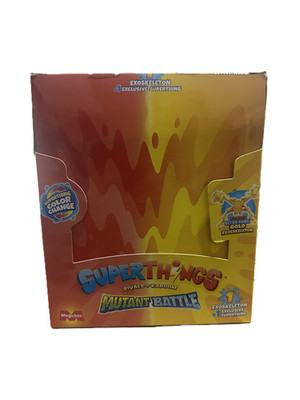Full Box 12 Packs SuperThings Rivals of Kaboom Mutant Battle: Exoskeleton +Thing