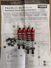 Kyosho Aluminum Damper Set for FAZER MK2 FZ02L-BT Red