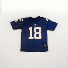 Indianapolis Colts 18 Peyton Manning Reebok Jersey Boys Youth Large L 14-16 NFL