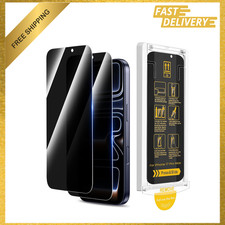 iPhone 17 Pro Max Privacy Screen Protector 6.9 Inch Tempered Glass Anti Spy Pack