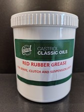 CASTROL  RED RUBBER GREASE. 500g BRAKE CALIPER REBUILDS VIA ROYAL MAIL