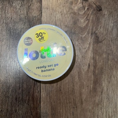 Lottie London Ready Set! Go in Banana Setting Powder infused W/Hyaluronic