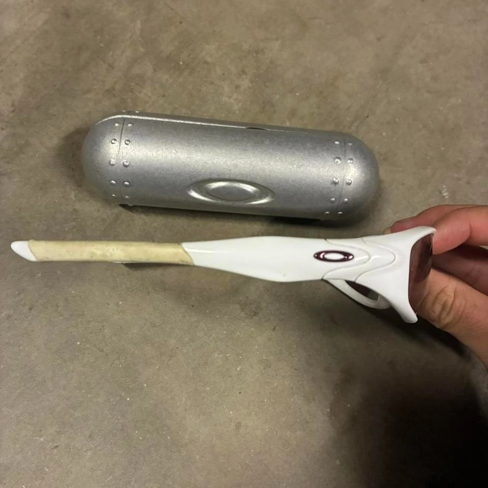 Gafas de sol vintage Minuts 2.0 oro rosa y blanco Foto 2 de 4