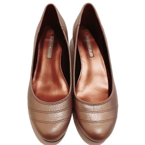 Chaussures Bandolino Talons Alexs En Tissu Marron Naturel - Taille 9.5 M - Neuves Sans Boîte