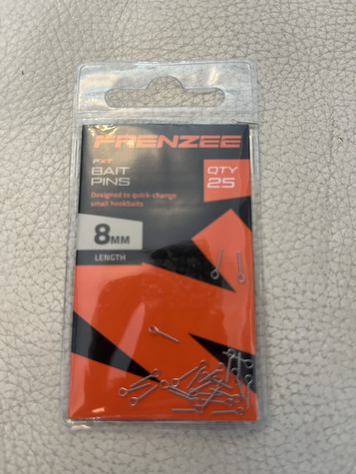 Frenzee FXT Bait Pins - 8mm / Coarse Fishing  Wire Pins 25 PACK