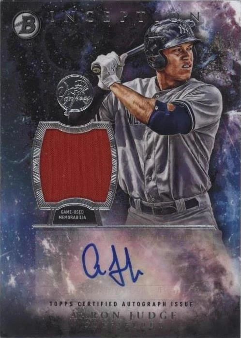 2016 Bowman Inception - Aaron Judge #IAR-AJ for sale | eBay
