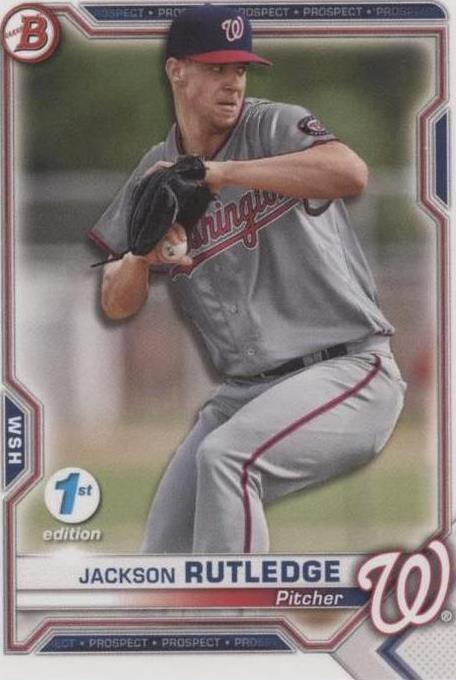 2021 Bowman 1st Edition - Jackson Rutledge #BFE-103 (RC) for sale ...