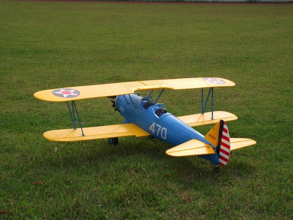Komplettes Modellflugzeug Anfängerset PT 17 Stearman EPO 1200 mm RTF Einsteiger - Bild 2 von 4