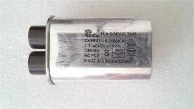 HV Kondensator für Mikrowelle  - 1,10 µF - CH85-21110 2100VAC - Lagerware