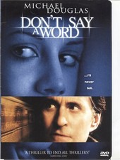 No Disc No Case ORIGINAL COVER ART  INSERT Don't Say A Word 2001 DVD cover 