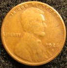 1926-S Lincoln Wheat Cent      Wheat Penny     Decent Filler Coin     411249