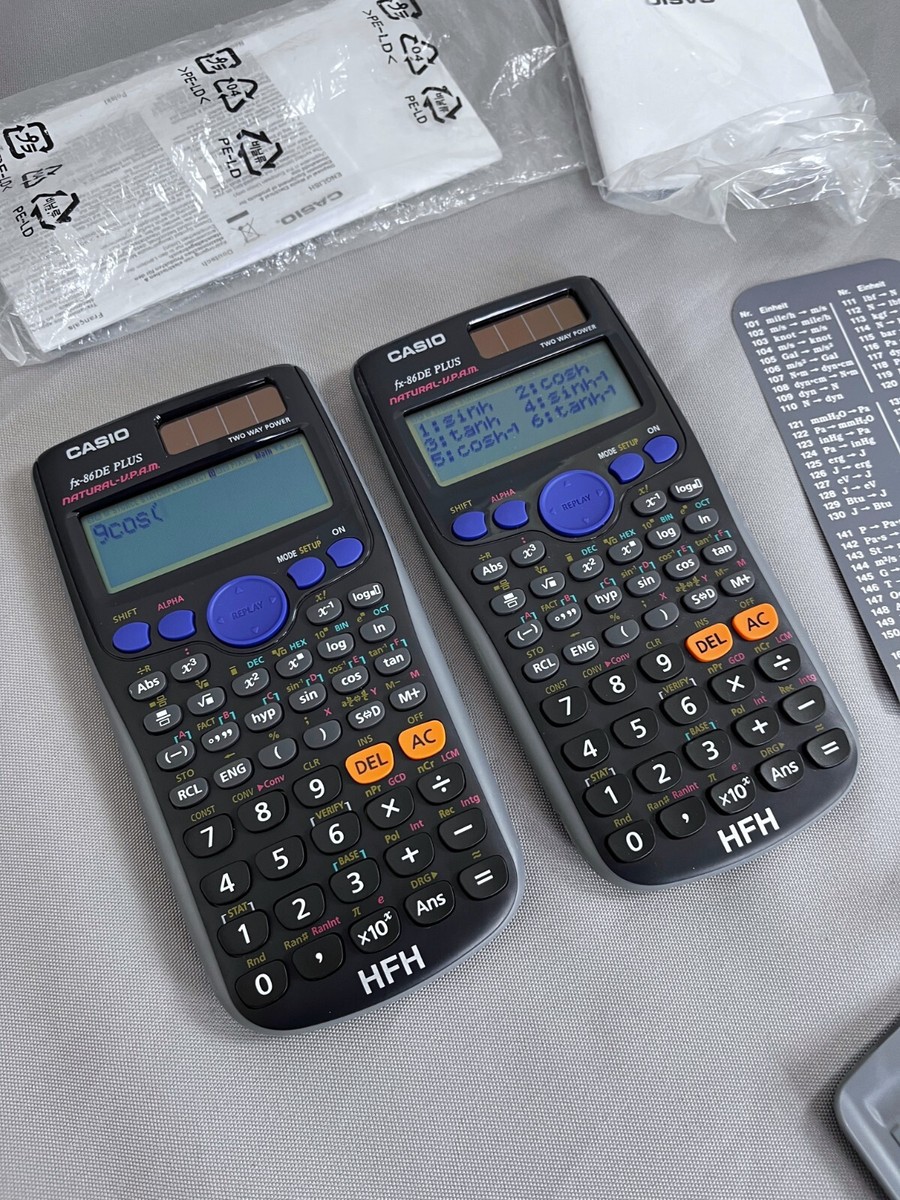 Fx 991es Casio Fx 86de Lot Of CASIO FX-86DE Scientific Calculator