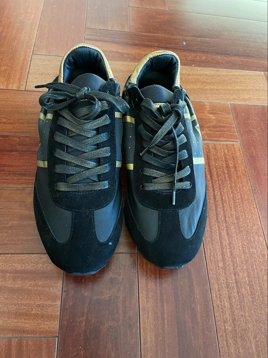 Philippe Model Sneakers Black Leather Suede with Gold eBay