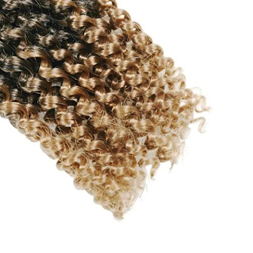 Passion Twist Hair 12 Inch 7 Packs Water Wave Crochet Passion 1B/27 12inch Hair - Picture 7 of 7