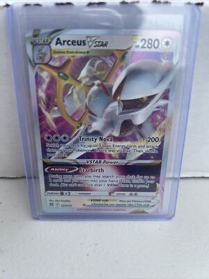 Arceus VSTAR 123/172 Brilliant Stars Ultra Rare Full Art Pokemon Card  NM/Mint | eBay