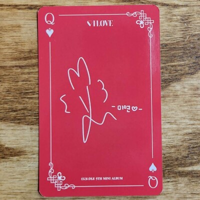 Miyeon Official Photocard (G)I-dle 5th Mini Album I Love