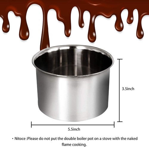 Versatile Double Boiler for Chocolate, Butter, and Candle Making – 450/900ml - Picture 4 of 9