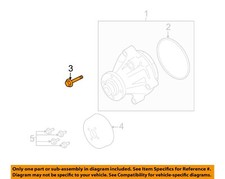 FORD OEM 05-19 E-150 Cooling Water Pump-Water Pump Bolt N808794S