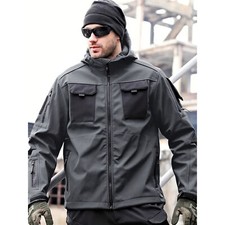 Tactical Soft Shell Jacket Mens Coat Windbreaker Army Military Jacket Waterproof