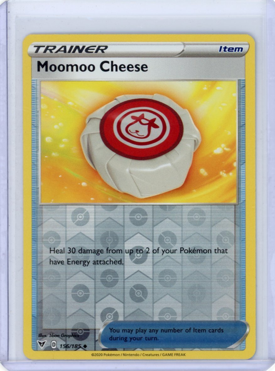 Moomoo Cheese 156/185 Reverse Holo - 2020 SWSH: Vivid Voltage