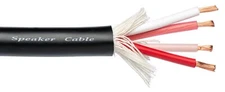 Canare 4S11 Star Quad Speaker Cable, Black 14AWG - Bulk 4S11 PRICED PER FOOT